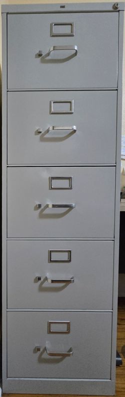 HON Verticale Legal Size 5 Five Drawer File Cabinet