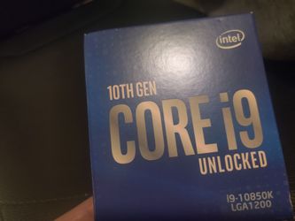 I9 10850K intel CPU