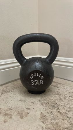 Apollo 35 Lbs solid cast iron kettlebells