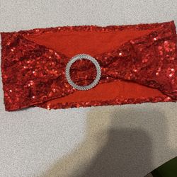 Red Sequin Sashes