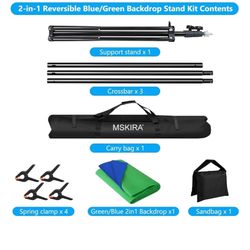 Backdrop stand $40new 