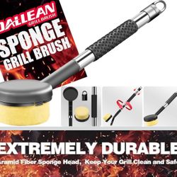 Grill Cleaner Sponge Brush 