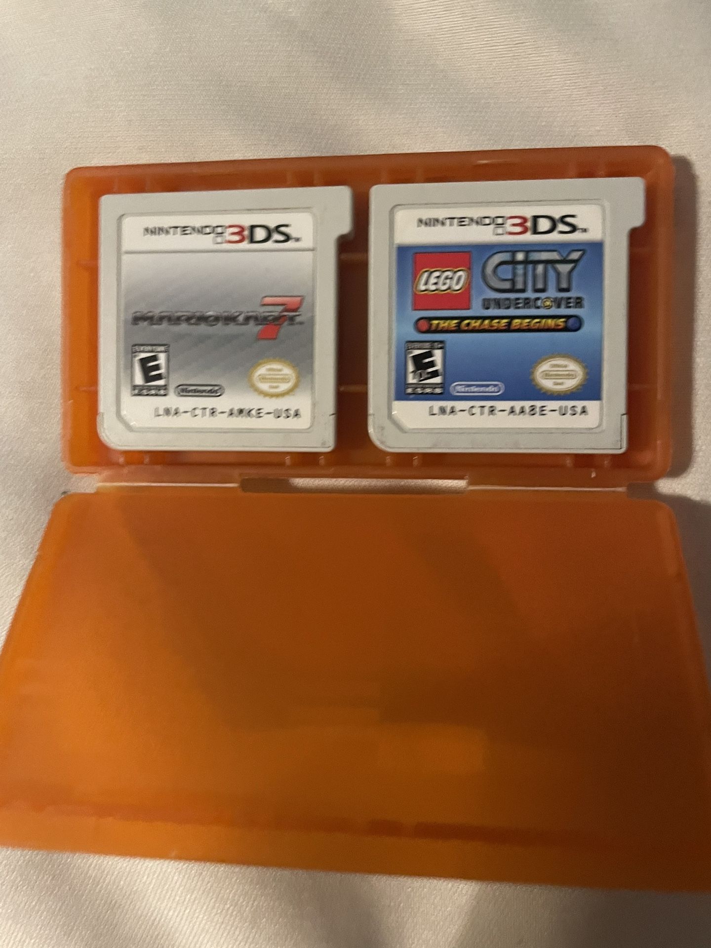 Mario Kart 7 And Lego City 3DS GAMES