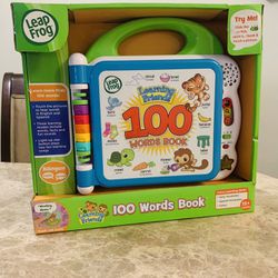 Leap Frog 100 Words Book W/ English & Spanish Settings