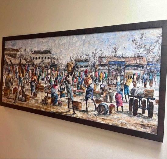family behind Vibrant Artwork Add Style and Color to Your Interior Walls
