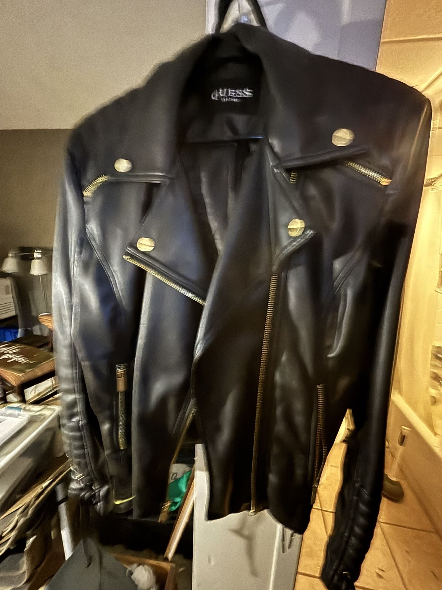 Guess Leather Jackets 