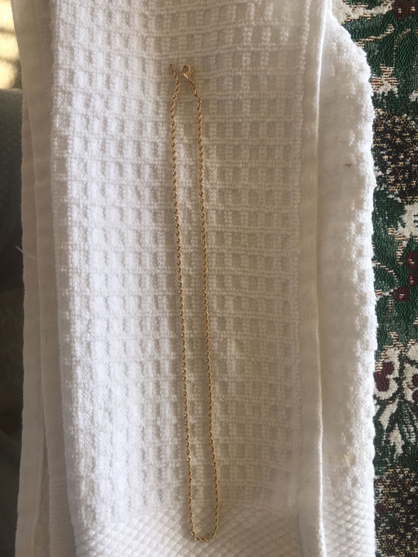 14K Gold chain REAL REAL!!