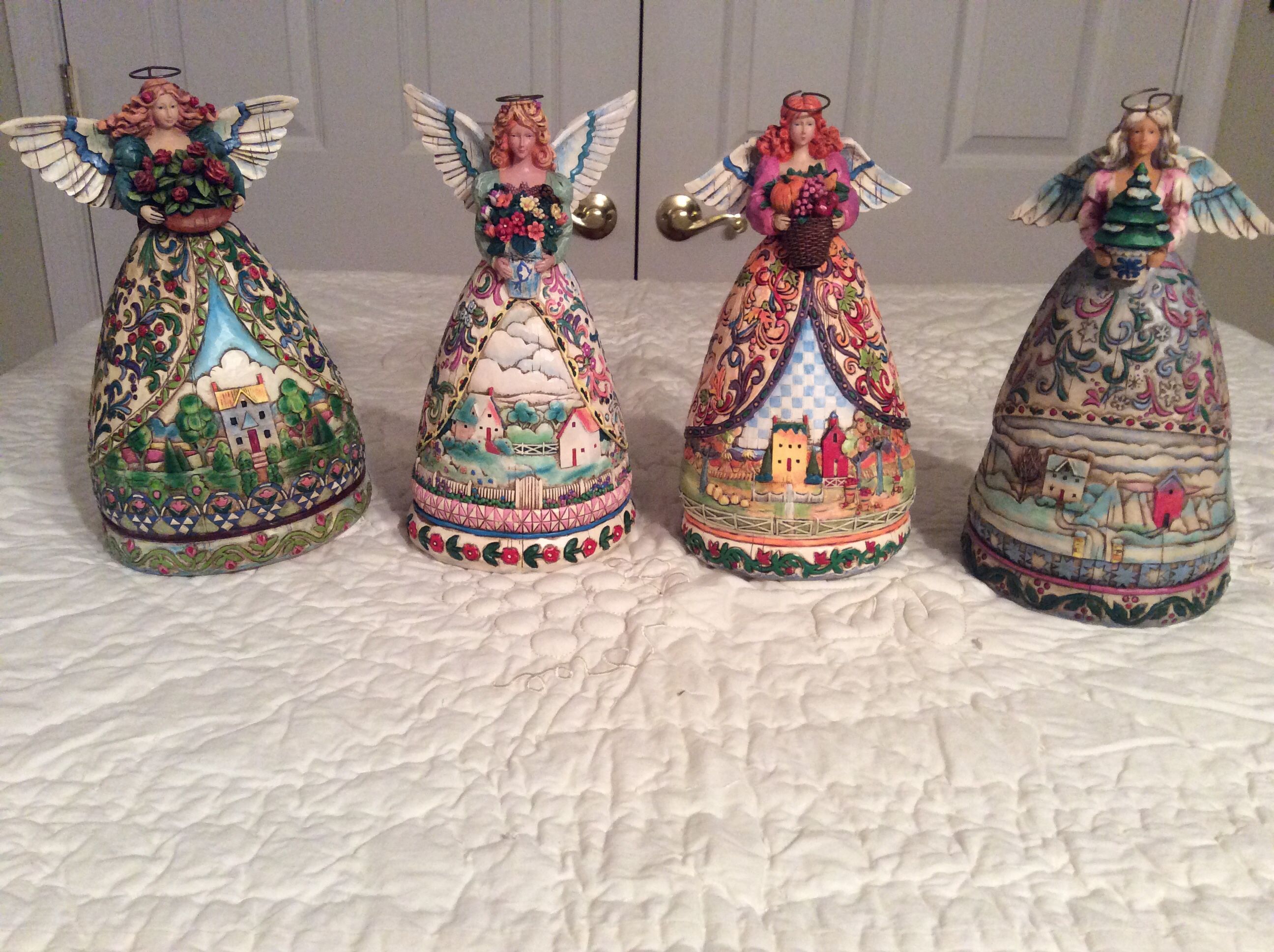 Jim Shore Angel Season Statues (4) - 9 Inches Tall