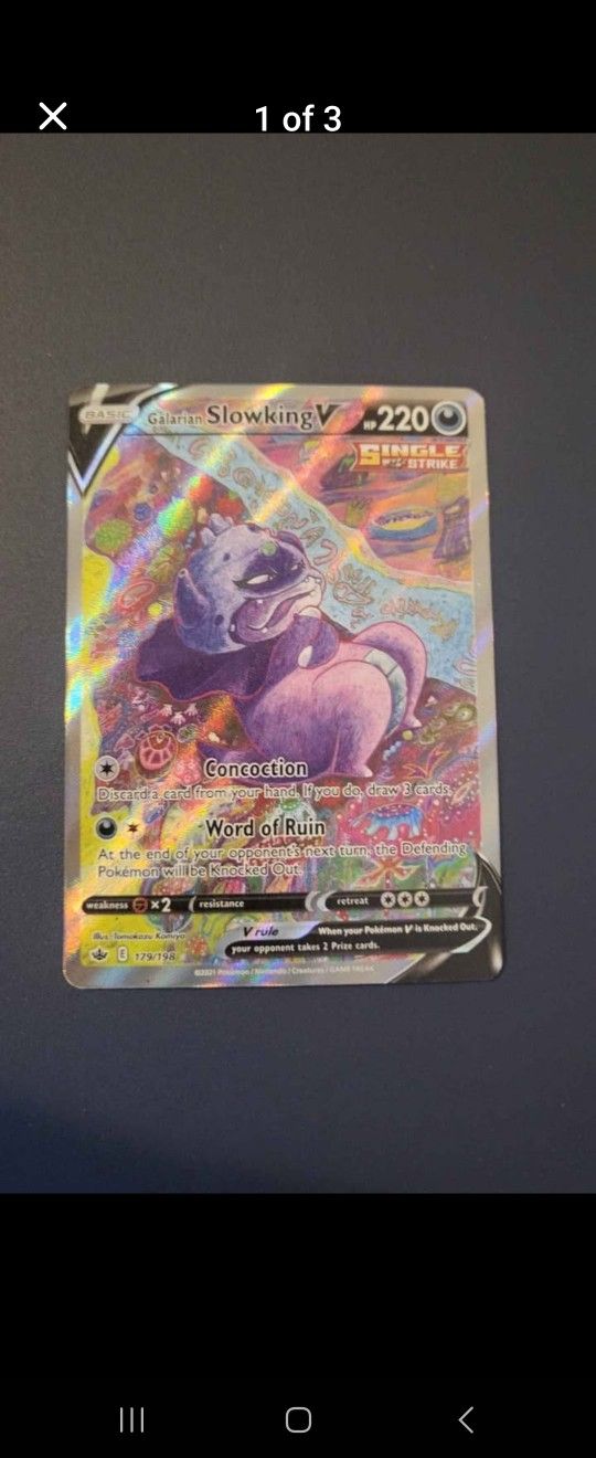 Pokemon Slowking Card
