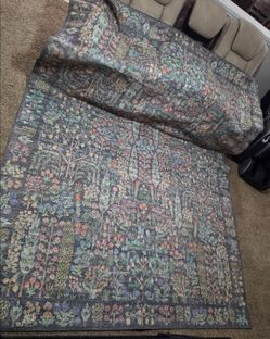 New Maison Grove (MAO-07) Charcoal Printed 8'x11' Area Rug