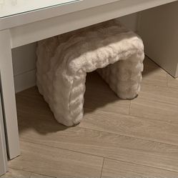 New Vanity Chair/ Ottoman / Stool