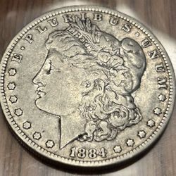 1884-O Morgan Silver Dollar
