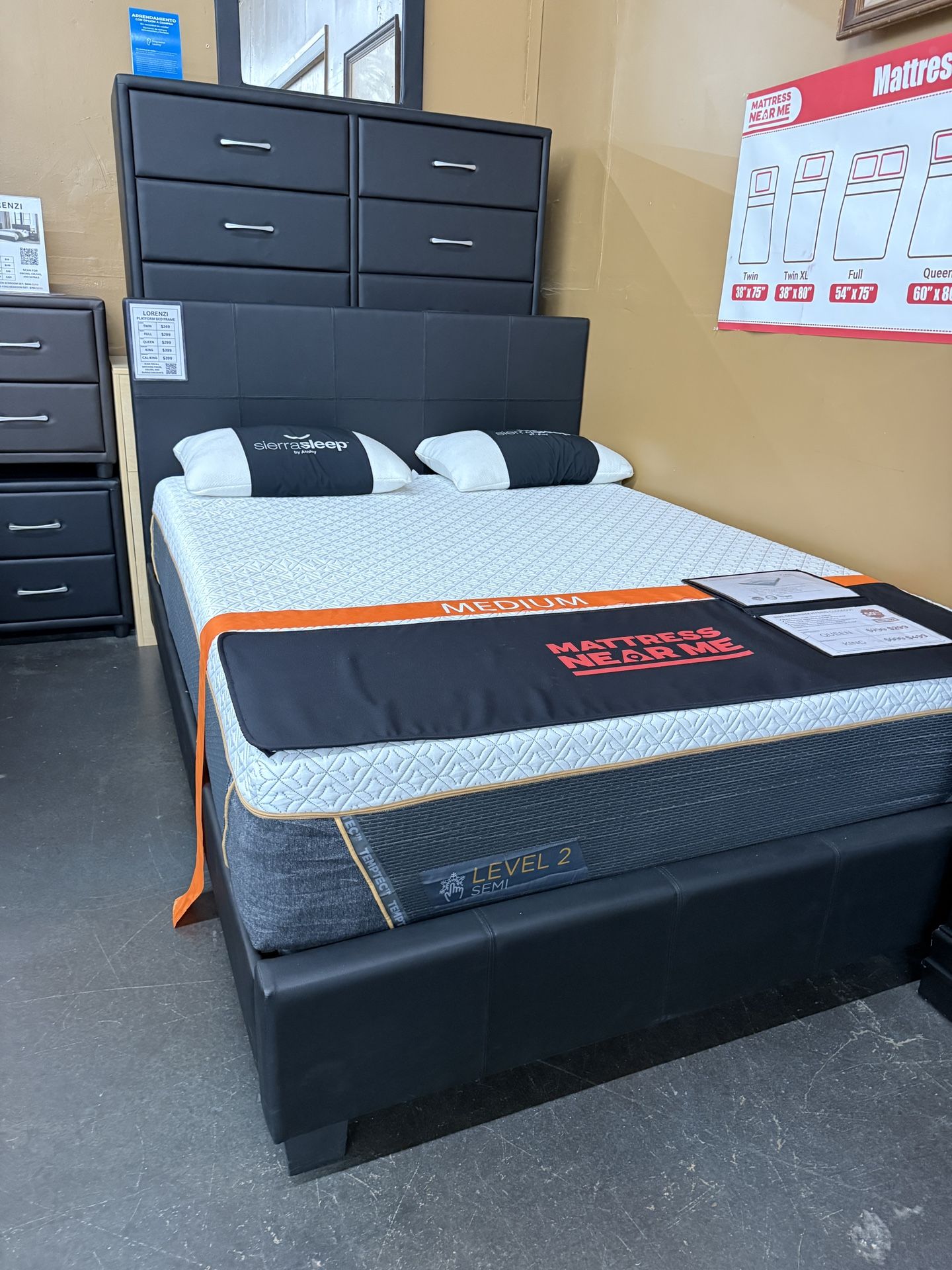 Queen Mattress With Bed Frame