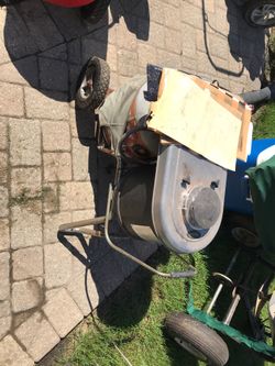 Skeeter vac with propane tank