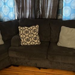 Dark Grey Couch 