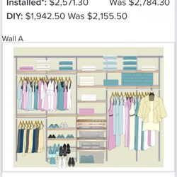 Elfa Wall Unit Or Closet Unit 