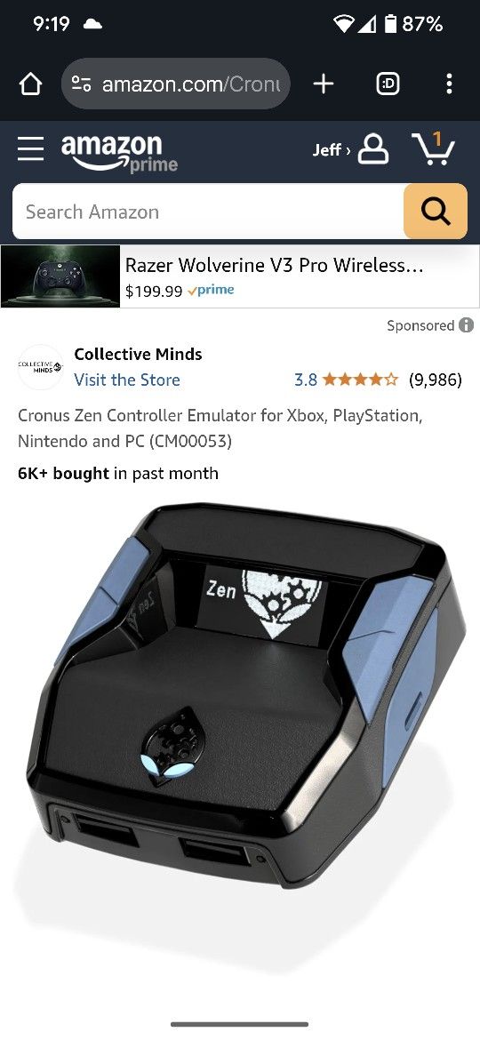 Brand New Cronus Zen Only Used One Time Brand New