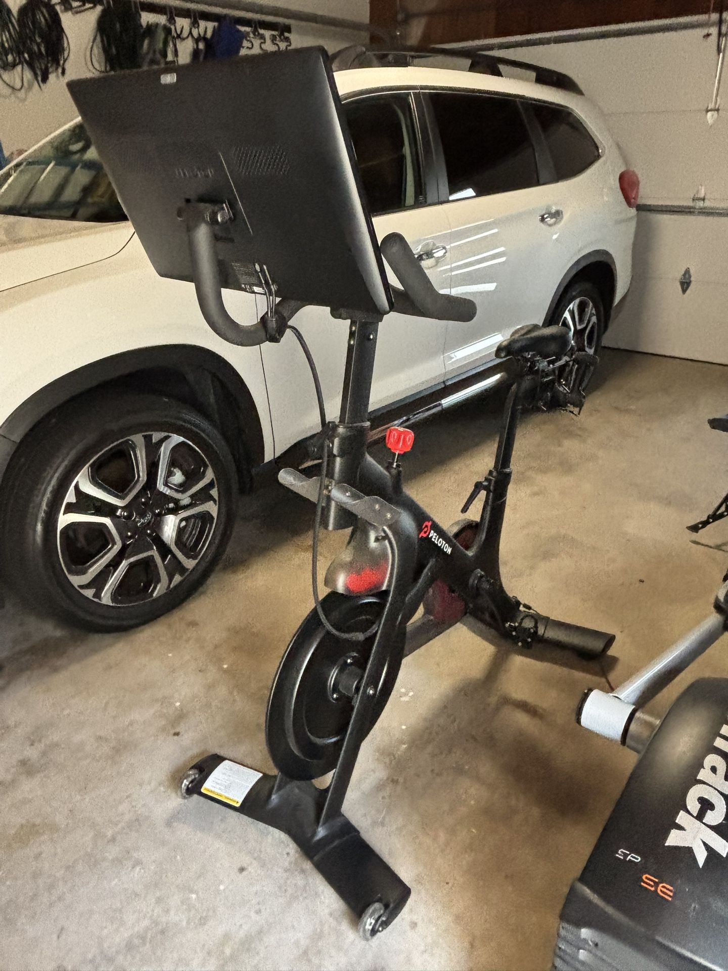 Peloton Bike and Shoes