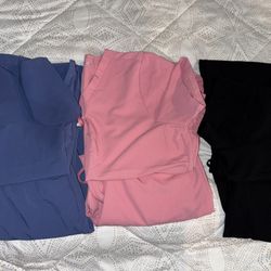 Mandala Scrubs Top XL Bottoms L