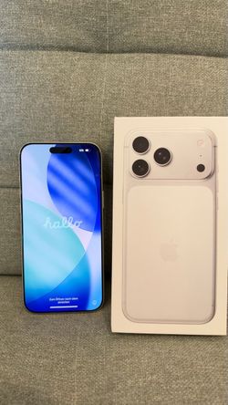 iPhone 17 Pro Max 512GB – Silver – $1,100