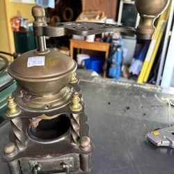 Antique Brass Coffee Grinder