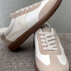 BRAND NEW Neutral Beige & White Sneakers 