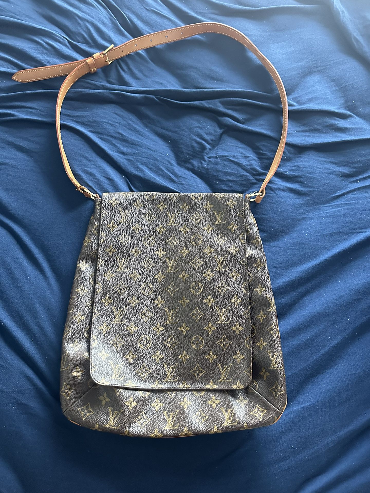 Louis Vuitton Classic Monogram Tan Shoulder Bag