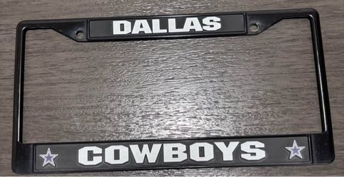Dallas Cowboys License Plate Frame (No screws)