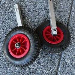 Boat dolly wheels