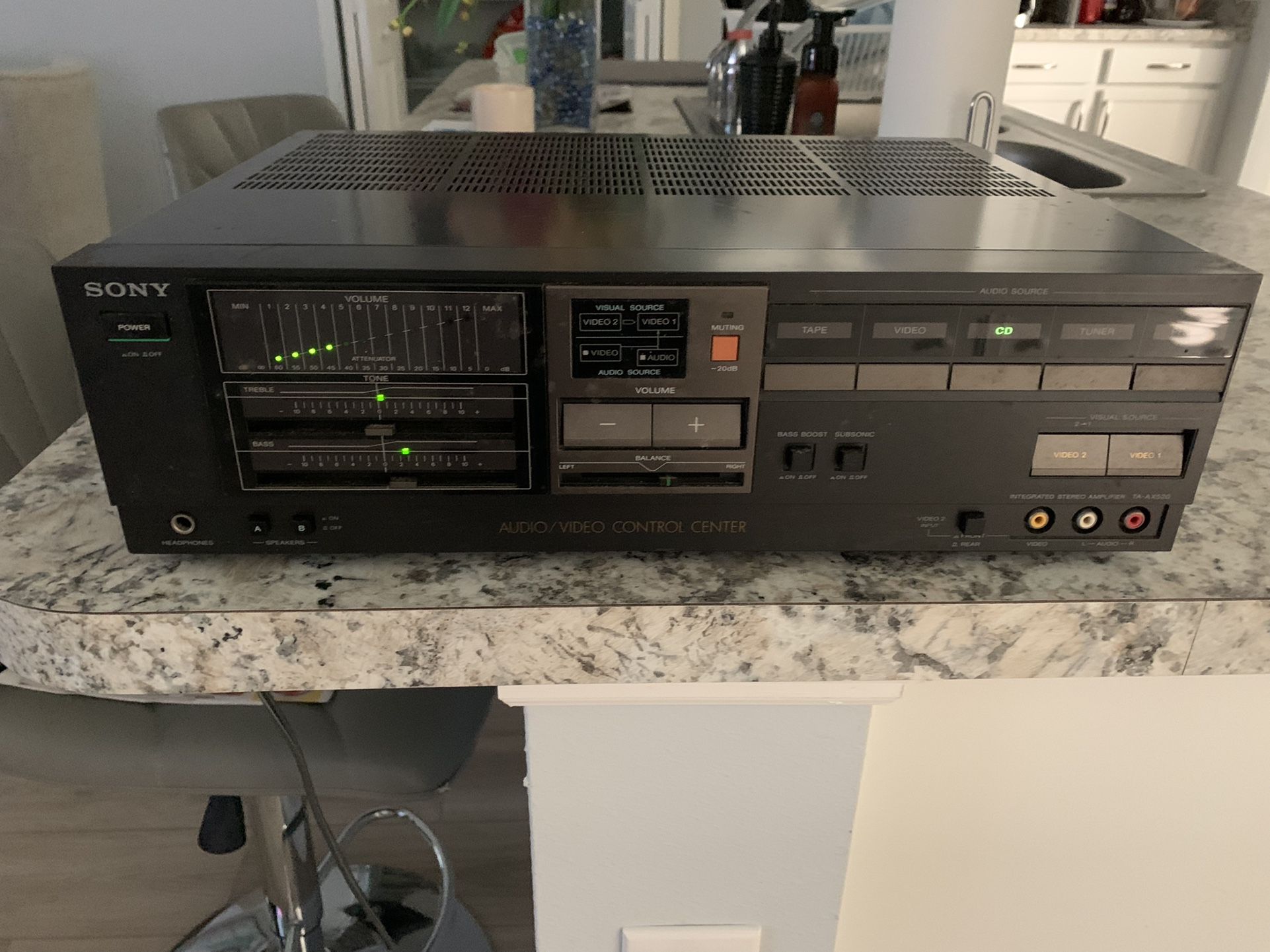 A Vintage Sony integrated Stereo amplifier