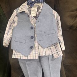 Van Heuson Baby Boy 4 Pc Suit 