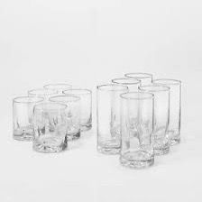 🥤 Threshold Telford Glass Tumbler Set – 10 Pieces