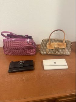 Designer Purse & Wallet Bundle – Nine West, Dooney & Bourke & Coach Wallets