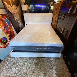 Queen Bed Frame And Mattress