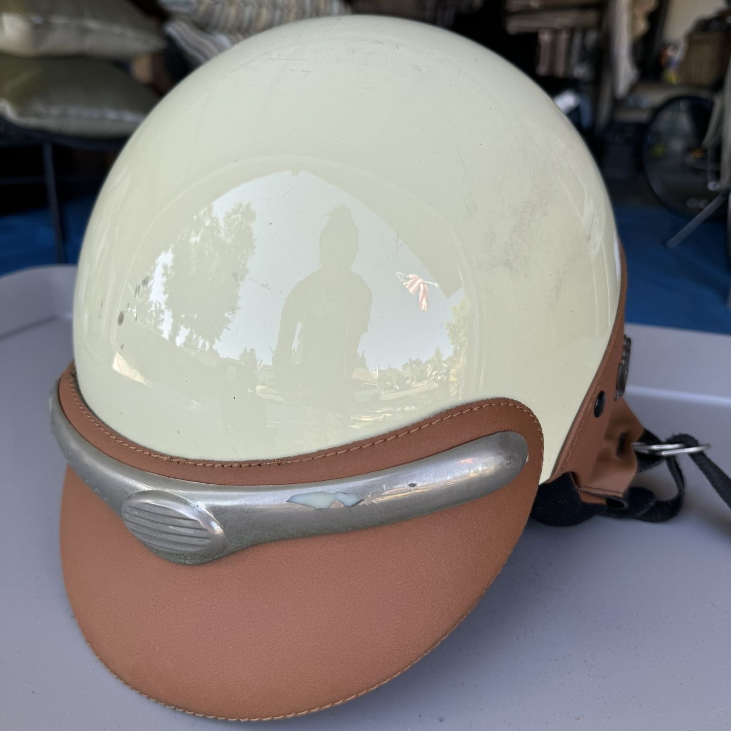 daytona custom motorcycle helmets Daytona Retro Full Face Motorcycle Helmet: Vintage Style - Dull Black W/ Dull Black Accents