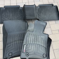 2022 Lexus ES 350 F Sport Weathertech Mats + OEM Lexus Trunk Mat