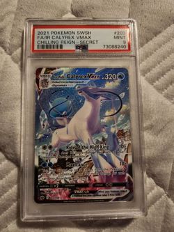 Pokemon Calyrex vmax #203 psa 9