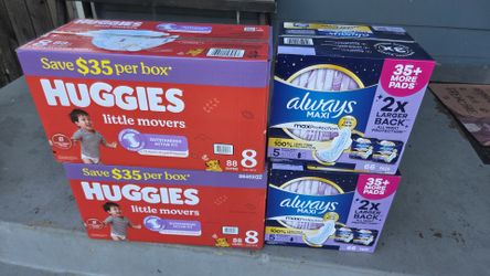 Huggies/Always