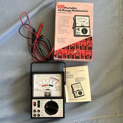 Multimeter, voltmeter