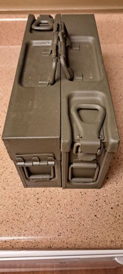 West German Bundeswehr MG3 ammo cans