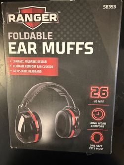 Ranger Foldable Ear Muffs 58353