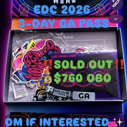 EDC GA 3 Day Wristband Pass 