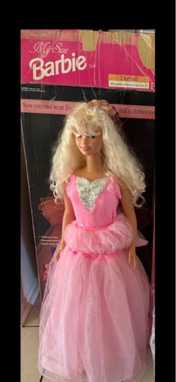 Vintage 3 foot tall My Size Barbie