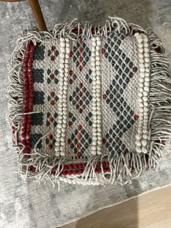 West Elm Poof Modern