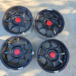 14x5.5J Enkei cuvic HX wheels