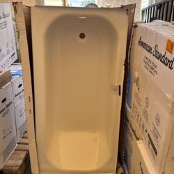 Bootz Industries Bootzcast 60 in. x 30 in. Soaking Alcove Bathtub with Left Drain in White