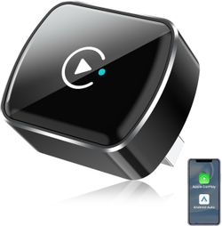 Brand new in box Wireless CarPlay Adapter & Android Auto, 2-in-1 CarPlay Adapter Convert Wired to Wireless, Mini Size with USB A & USB-C Extension Cab