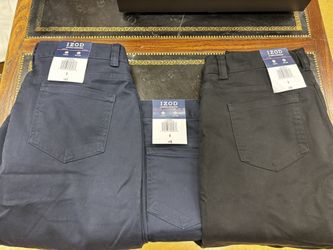 IZOD Khaki School Uniform Size 8 Girls Black And Blue