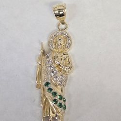 14kt Gold St. Jude San Judas Charm