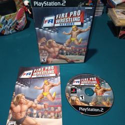Playstation 2 Game " Fire Pro Wrestling " ( 2007 )